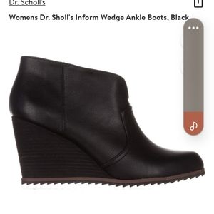 Dr Sholls Inform wedge ankle boots